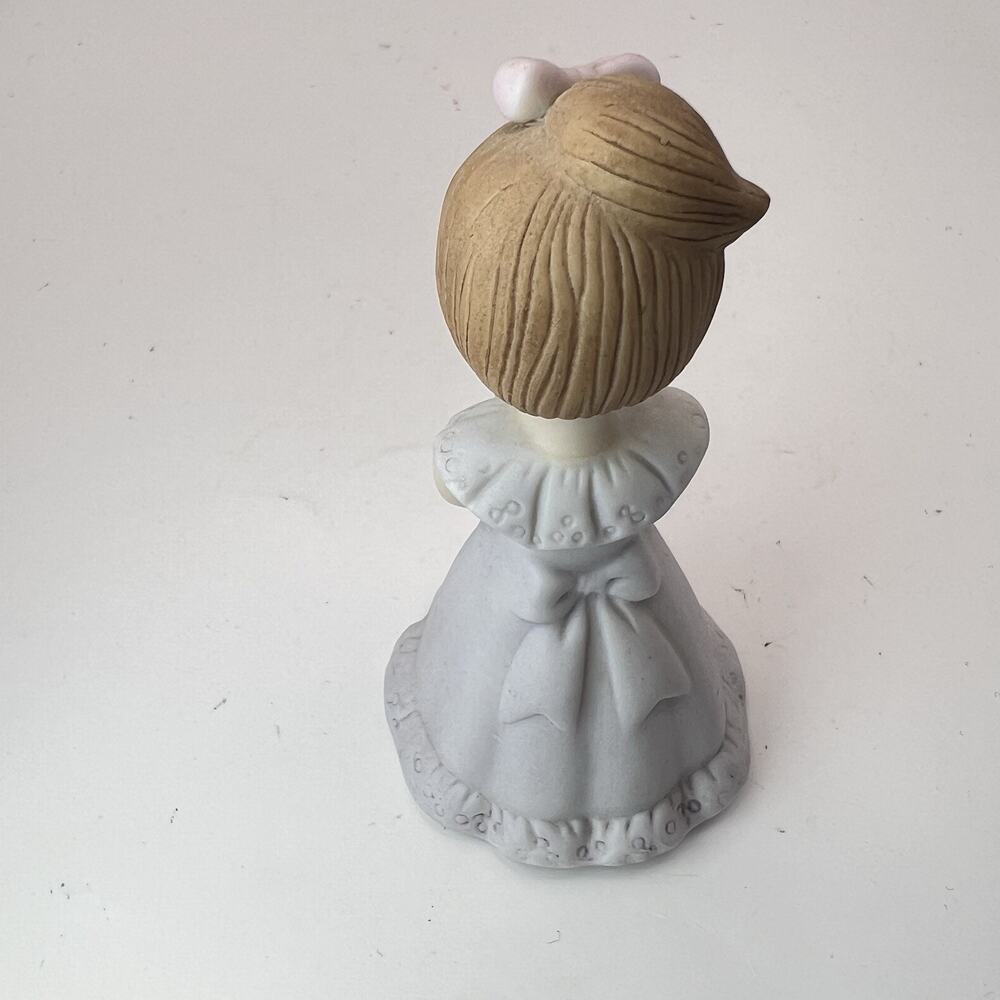 Vintage Enesco Growing Up Birthday Girls 3 4 5 6 Girl Figurines Lot Brunette - Picture 9 of 16